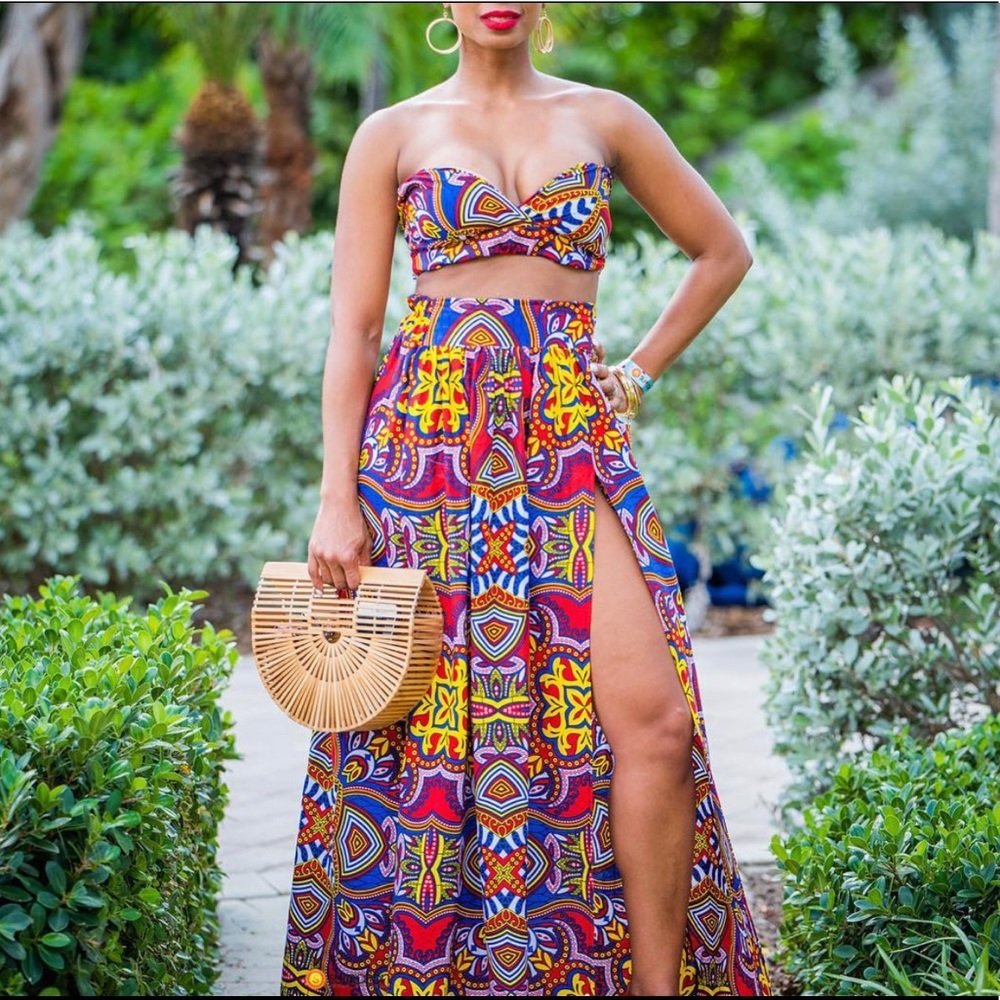 Co-Ord multi-colored set.